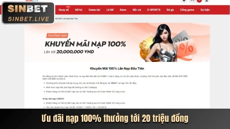 Thưởng chào mừng thành viên mới 79BET